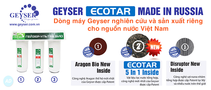 máy lọc nước geyser ecotar 4 có tốt không