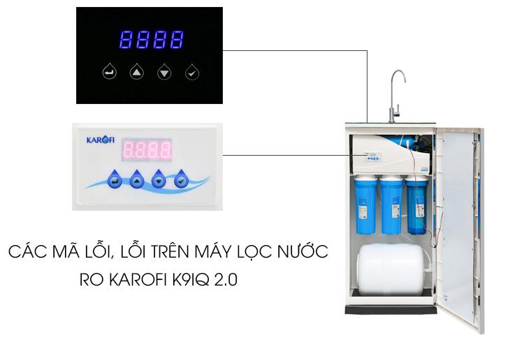 bảng mã lỗi máy lọc nước karofi