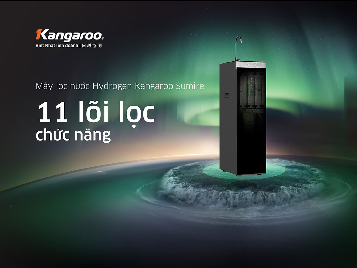 Máy lọc nước 11 lõi Kangaroo Hydrogen KG100H Máy lọc nước 11 lõi Kangaroo Hydrogen KG100H