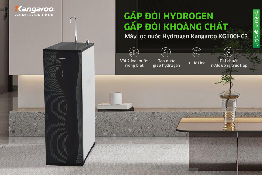 Máy lọc nước Kangaroo Hydrogen KG100HC3