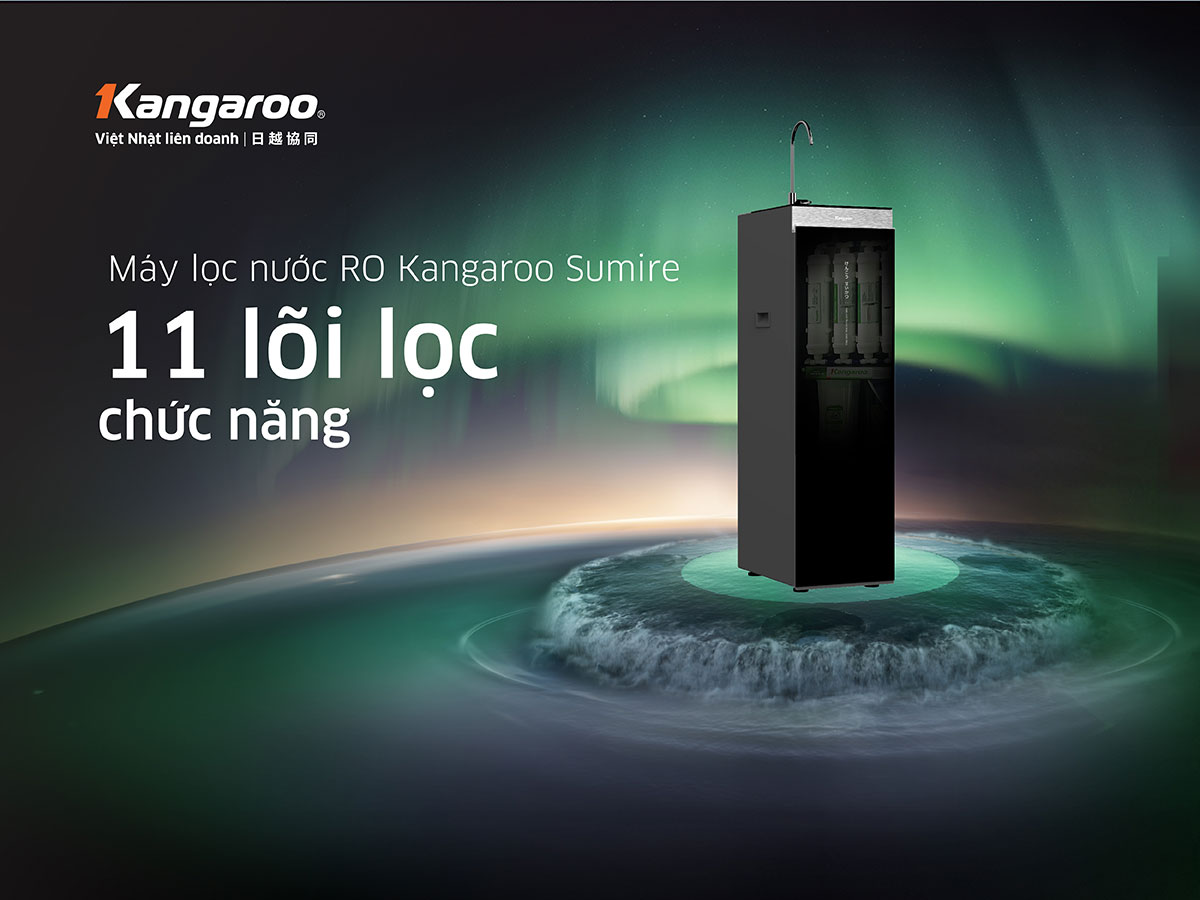 Máy lọc nước 11 lõi Kangaroo KG100N