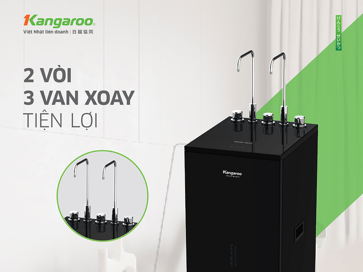 Máy lọc nước Kangaroo Hydrogen Infinity nóng lạnh KG10A15DA