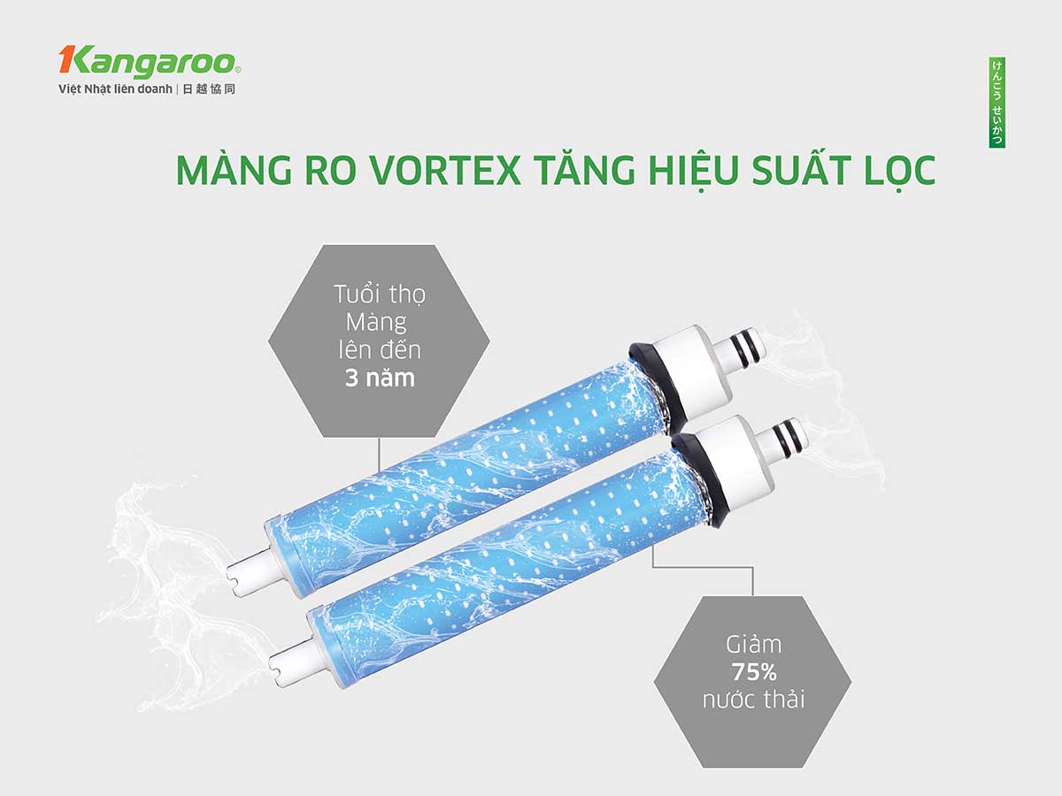 Máy lọc nước nóng lạnh Kangaroo Hydrogen KG10A68