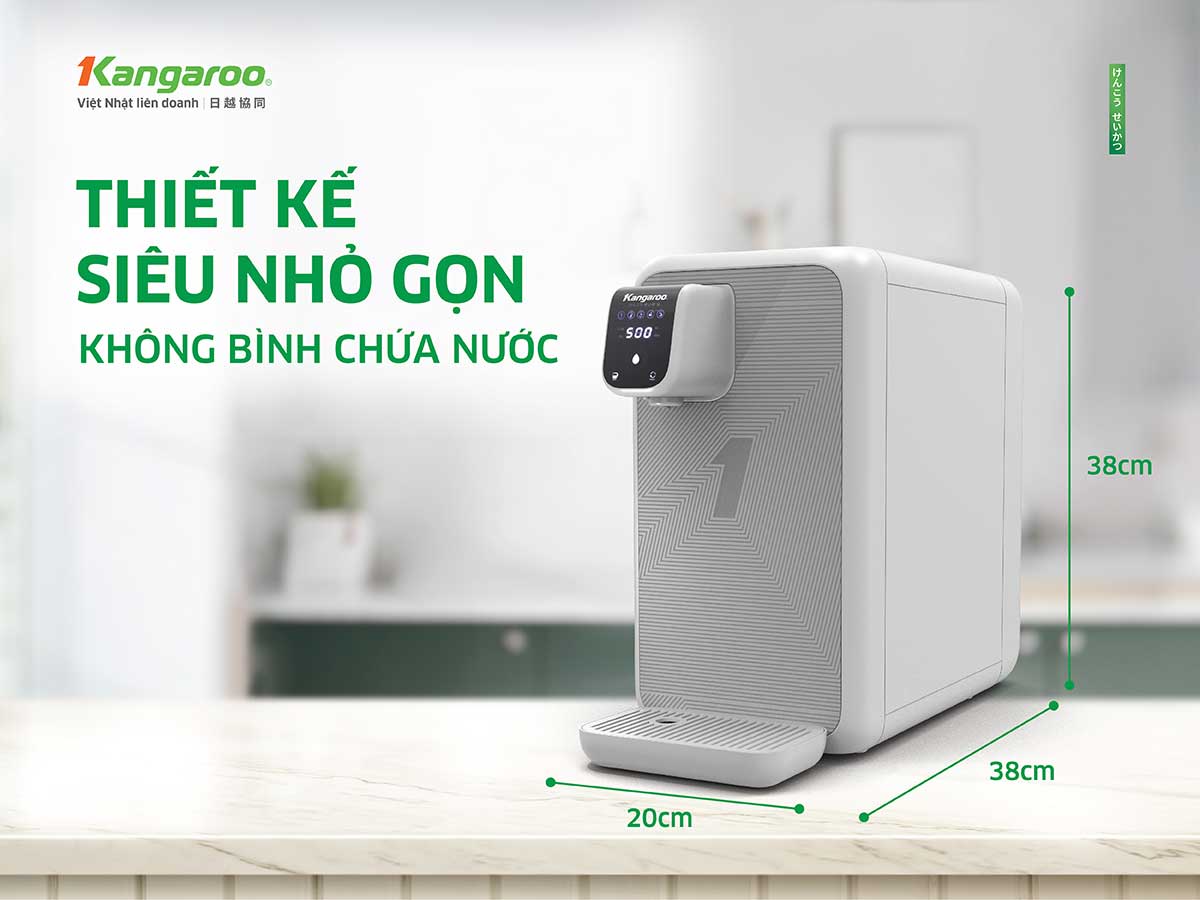 Máy lọc nước để bàn Kangaroo Hydrogen KG400HD