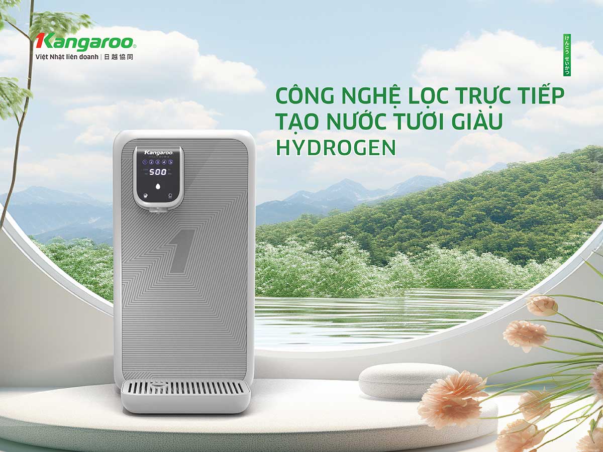 Máy lọc nước để bàn Kangaroo Hydrogen KG400HD