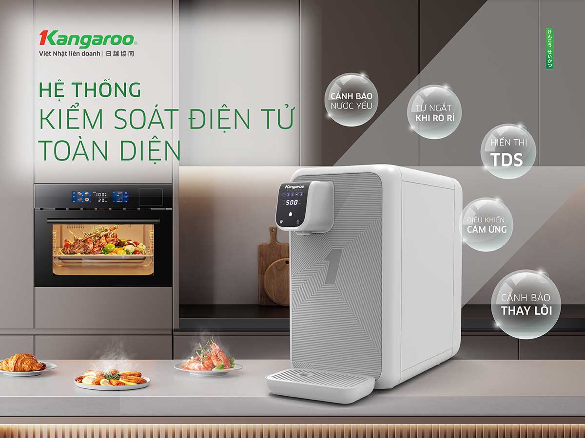 Máy lọc nước để bàn Kangaroo Hydrogen KG400HD