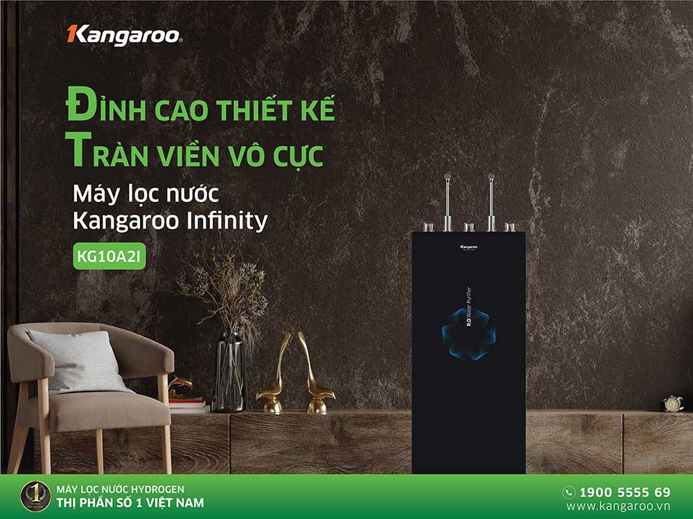 Máy lọc nước nóng lạnh Kangaroo Infinity KG10A2I