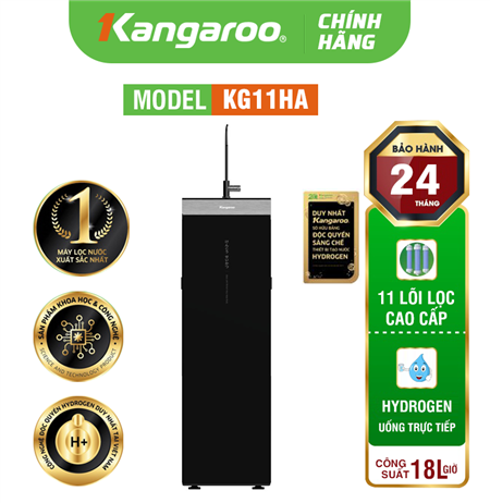 Máy lọc nước Kangaroo Hydrogen KG11HA - 11 Lõi lọc, Mẫu mới 2024