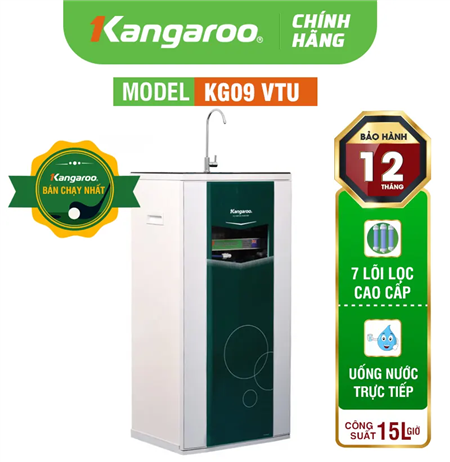 Máy lọc nước Kangaroo KG09 VTU 7 Lõi lọc - Sản xuất 2024