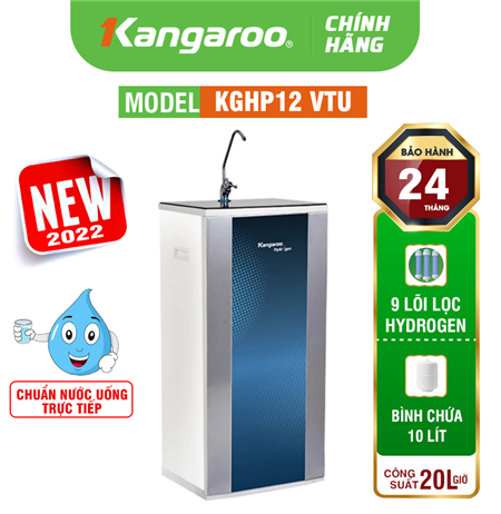 Máy lọc nước Kangaroo Hydrogen KGHP12 - Mẫu Mới 2023