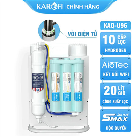 Máy lọc nước Karofi KAQ-U96 - 10 Lõi Cao Cấp