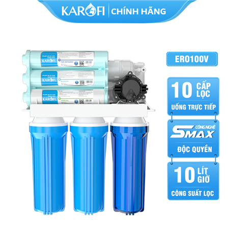 Máy lọc nước Karofi KT-ERO100V 10 Lõi - Mẫu Mới 2024