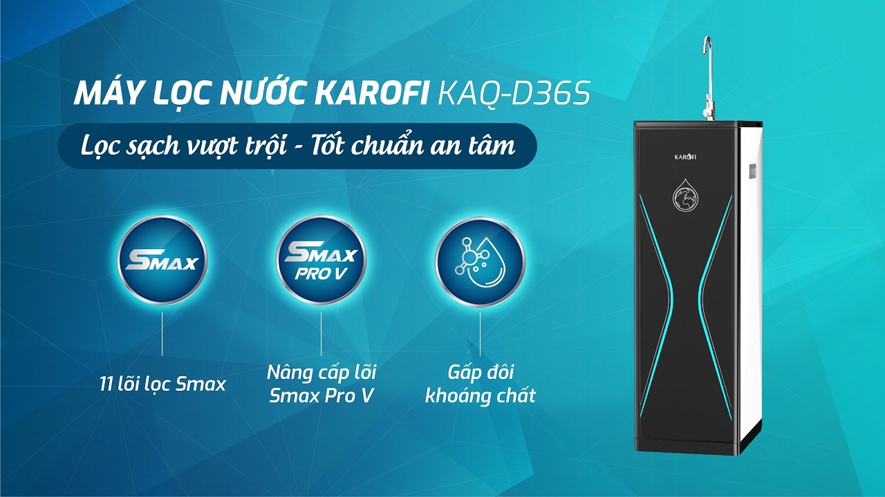 Máy lọc nước Karofi KAQ-D36S