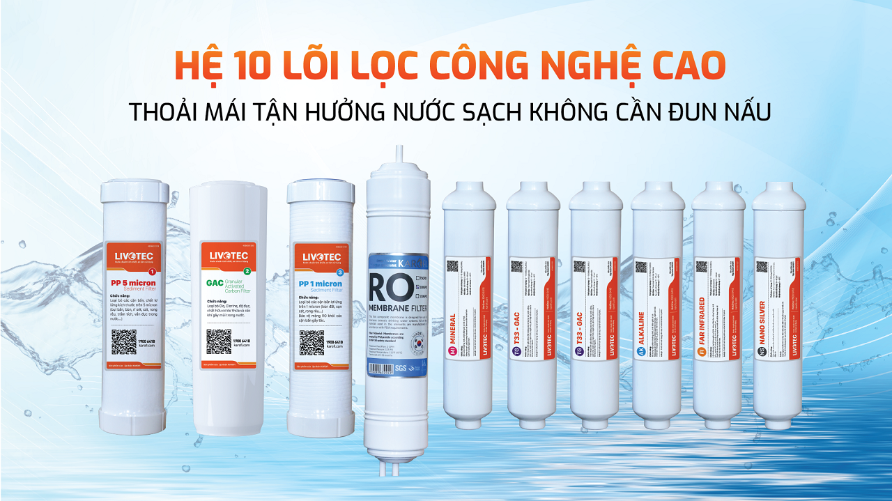 Máy lọc nước RO Karofi Livotec 506