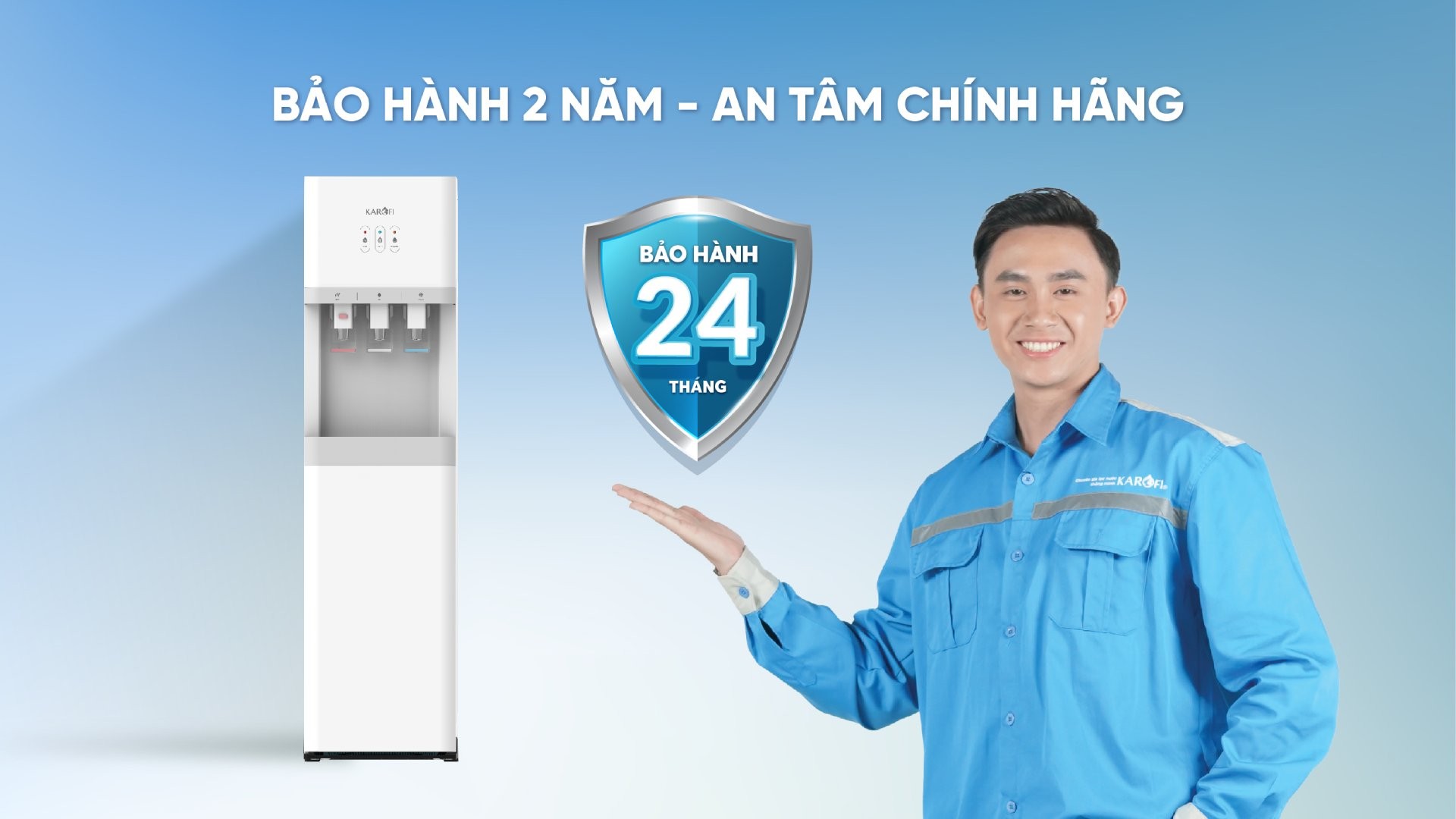 Máy nóng lạnh Karofi HCV206 - Mẫu 2023