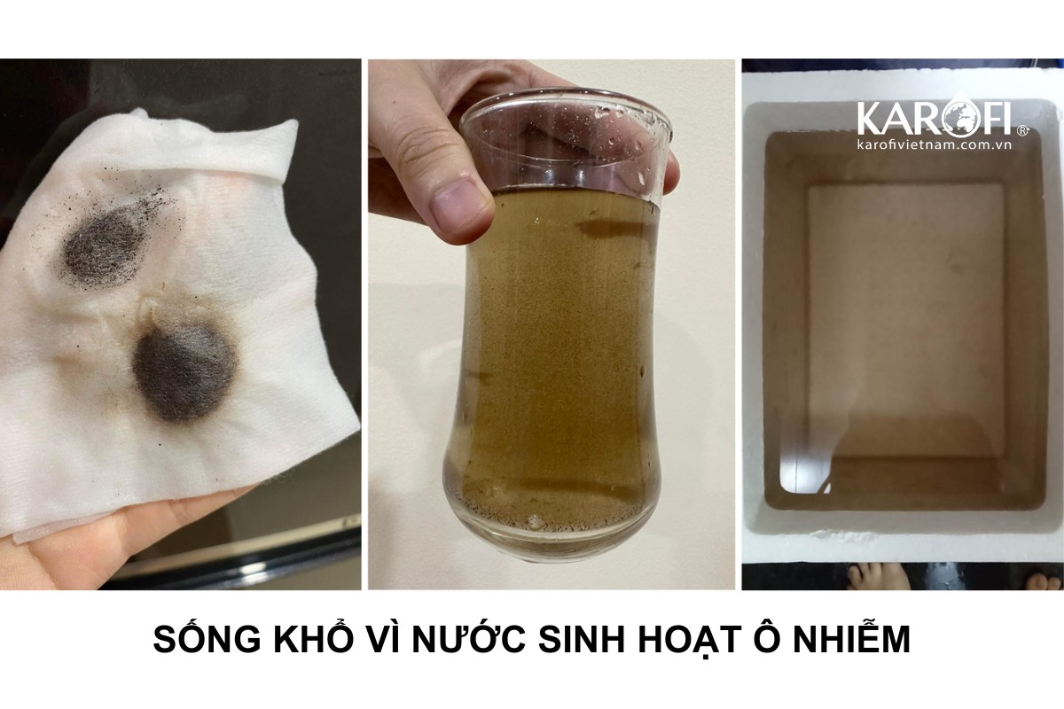 Nước sinh hoạt ô nhiễm
